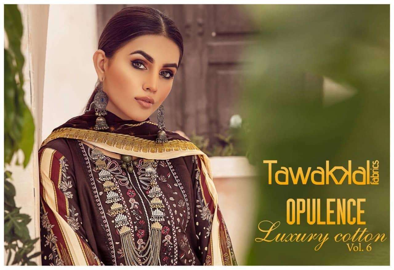 TAWAKKAl OPULENCE LUXURY COTTON COLLECTION VOL 6
